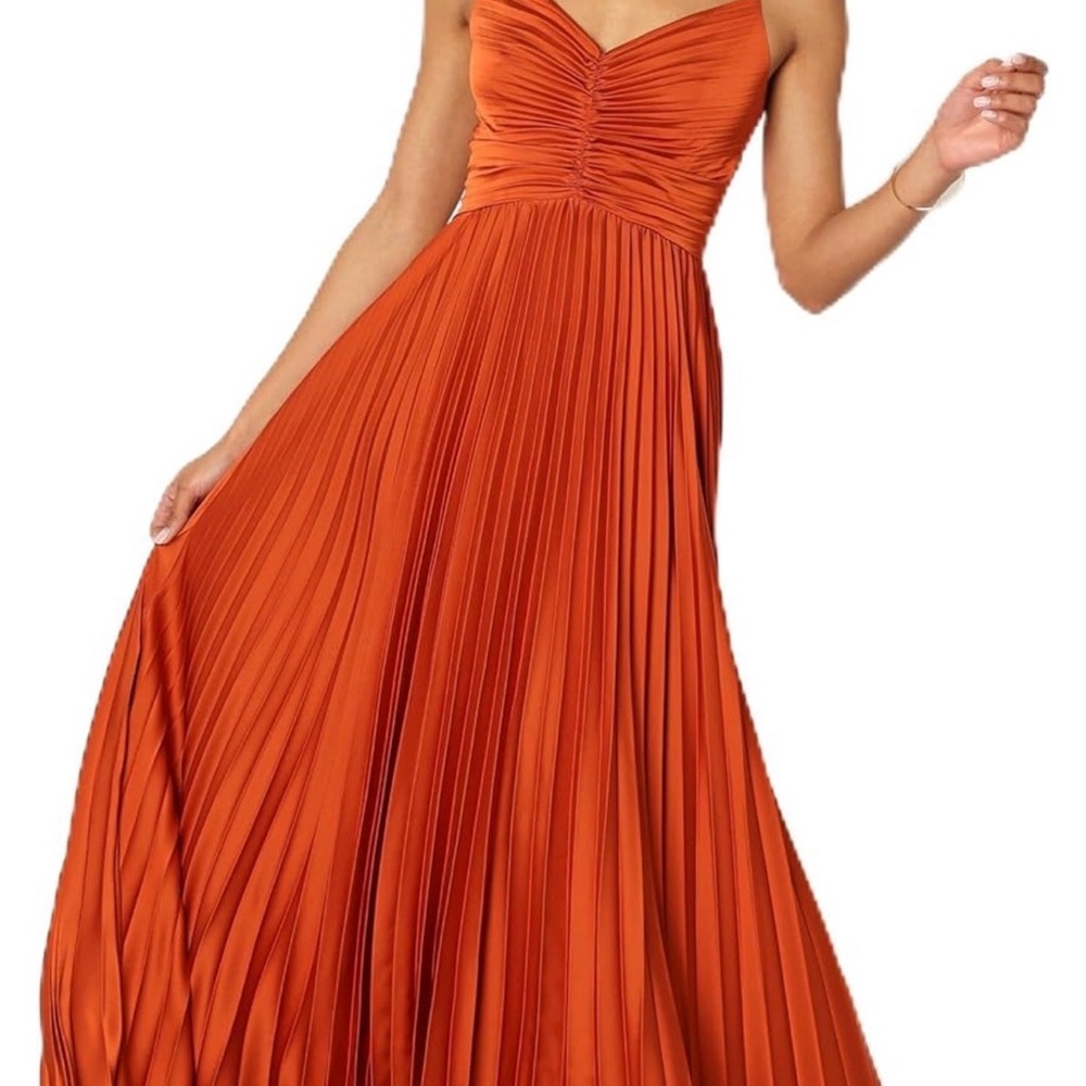 Petal & Pup Vibrant Orange Maxi Dress